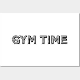 gym time Posters and Art